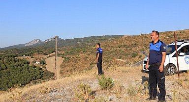 İzmir Güzelbahçe'de orman nöbeti