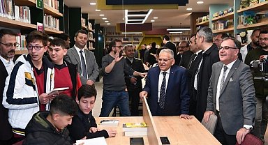 Kayseri Büyükşehir kütüphanelerine ziyaretçi akını