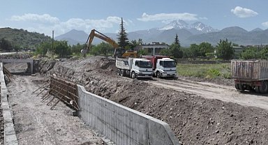 Kayseri Hacılar'da sel ve taşkın riskine karşı önlem