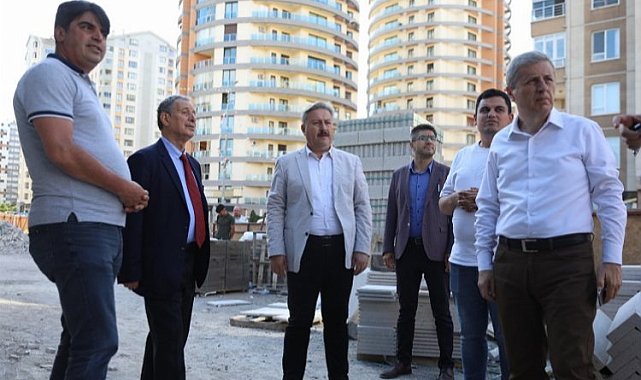 Kayseri Melikgazi'de Gültepe Külliyesi'nde sona doğru