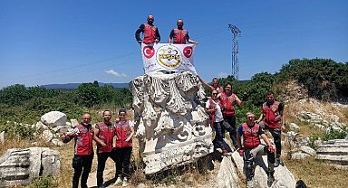 Keşan Motosiklet Kulübü Erdek'ten döndü