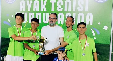 Kestel'de ayak tenisi coşkusu