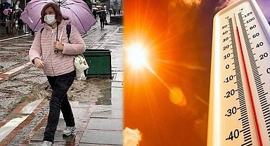 Kuvvetli yağış ve hava sıcaklığına dikkat!