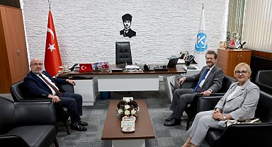 Kuzey Makedonya Büyükelçisi, KAYÜ Rektörünü ziyaret etti