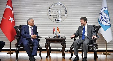 Kuzey Makedonya Cumhuriyeti Ankara Büyükelçisi Manasijevski'den Başkan Büyükkılıç'a ziyaret