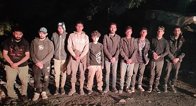 Lalapaşa'da 10 göçmen yakalandı