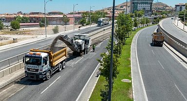 Malatya çevreyolunda yenileme çalışmaları