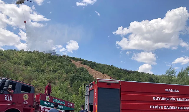 Manisa'da ormanlık alanda çıkan yangın söndürüldü