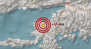Marmaris'te 4,4 büyüklüğünde deprem!