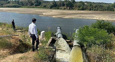 Meriç Nehri'ne Kaymakam Sevgili'den yakın mercek