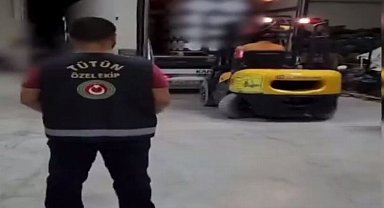 Mersin'de 14,5 milyon dal makaron ele geçirildi