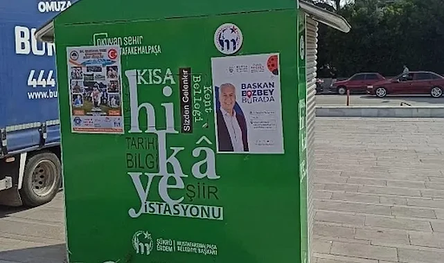 Mustafakemalpaşa'da kitap bağış standı harabeye döndü