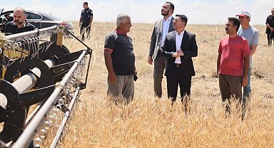 Nevşehir'de hasat zamanı