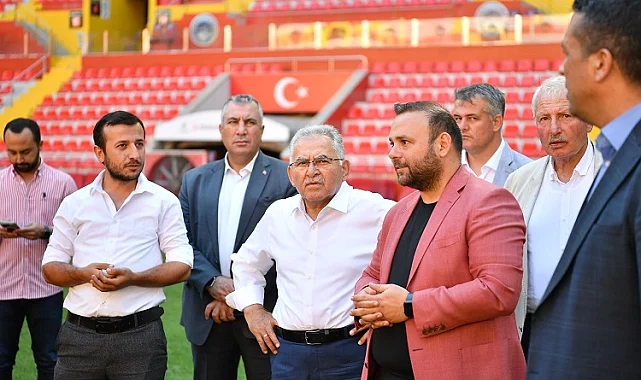 RHG Enertürk Enerji Stadyumu'nda hummalı çalışma