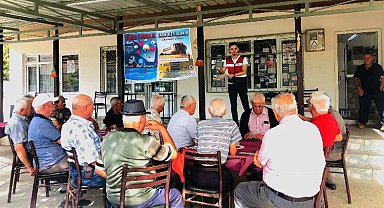 Siber dolandırıcılığa karşı köylerde bilinçlendirme çalışması