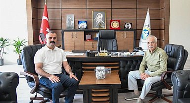 Uzunköprü Belediye Başkanı Ediz Martin'den Mehmet Özcan'a ziyaret