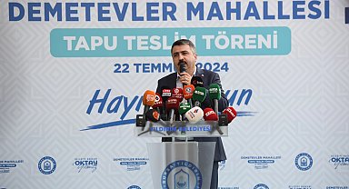 Yıldırım'da 16 yıllık imar sorunu çözüldü