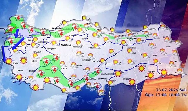 Yurtta bugün hava nasıl olacak? Öğle saatleri için yağış uyarısı