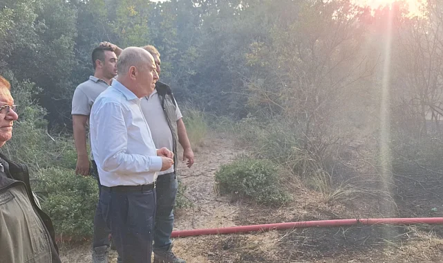 Babadere'de 3 noktada başlayan yangın yoğun mücadeleyle söndürüldü
