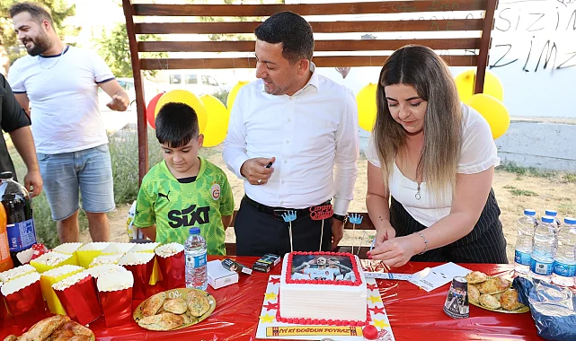 Başkan Arı'dan Minik Poyraz'a doğum günü sürprizi