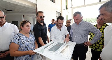 Başkan Büyükakın, yeni hal binasını inceledi