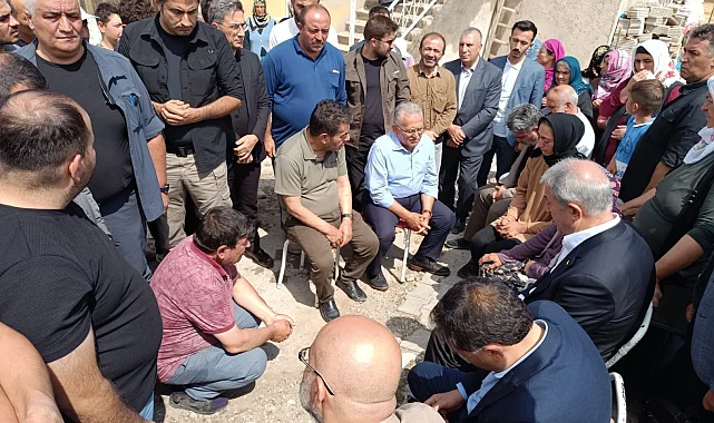 Başkan Büyükkılıç, Akar, Çiçek, Cıngı ve Üzüm ile birlikte taziye ziyaretinde bulundu