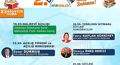 Başkan Hürriyet, Dalaman Belediyesi Kitap Günleri'nin konuğu olacak