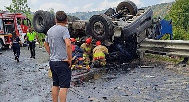 Bolu Dağı'nda feci kaza: 2 kişi hayatını kaybetti