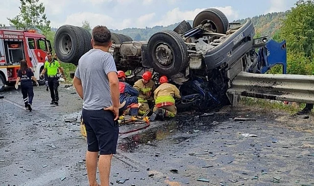 Bolu Dağı'nda feci kaza: 2 kişi hayatını kaybetti