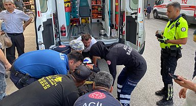Düzce'de elektirikli bisiklet yaya çarptı: 2 yaralı