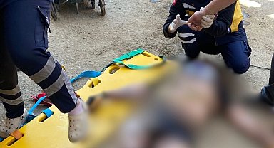 Düzce'de yüksek gerilim hattına kapılan işçi ağır yaralandı