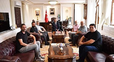 Gazetecilerden Vali Sezer'e ziyaret