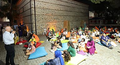 Gebze'de tarihi su dolabında çocuklara masal atölyesi