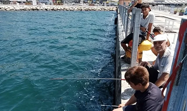Gemlik sahili balıkçıların gözdesi