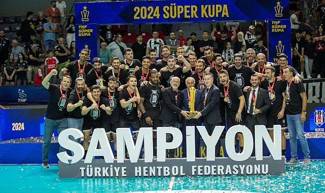 Hentbol 2024 Erkekler Süper Kupası'nda şampiyon Beşiktaş