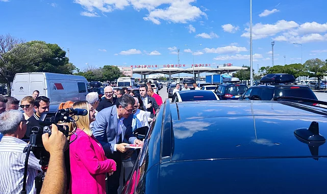 Kapıkule'de "Sıla Yolu" Projesi kapsamında gurbetçiler karşılandı