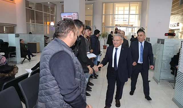 Kayseri Büyükşehir'den engelli vatandaşa su müjdesi
