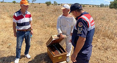 Keşan'da Jandarma'dan arıcılara uyarı