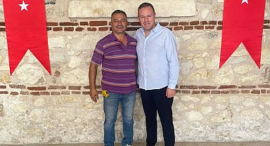 Kırklareli TSO Başkanı Soner Ilık, Saraçpen Yetkilisi Serkan Saraç'ı ağırladı