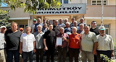 Mahmutköy kuru fasulyesi'nin coğrafi işaret tescil belgesi teslim edildi