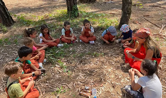 Muğla'da minikler Tıbbi Bitkiler Koleksiyon Bahçesini ziyaret etti