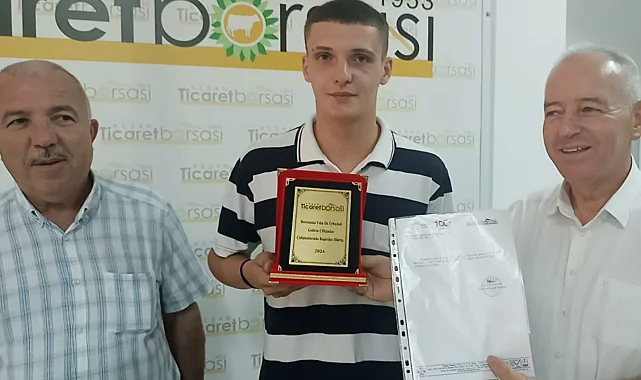 Necmi Kaymaz, genç üreticilerimiz ile gurur duyuyoruz