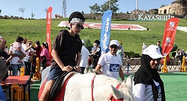Nevşehirli çocukların 'Pony' mutluluğu