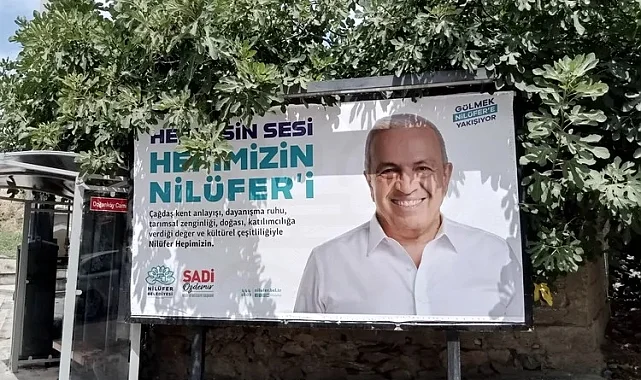 Nilüfer'in yeni sloganı billboardlarda yerini aldı