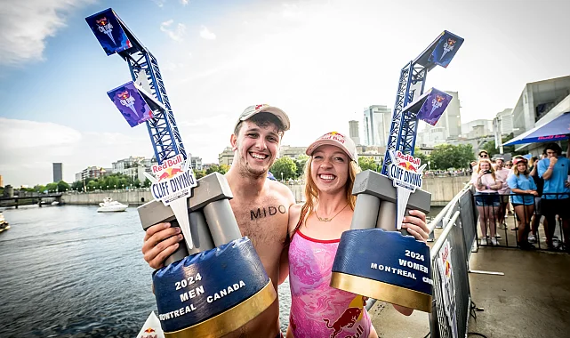 Red Bull Cliff Diving Kanada etabında zafer Heslop ve Carlson'ın oldu