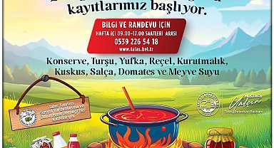 Talas'ta kışa hazırlık günleri başlıyor