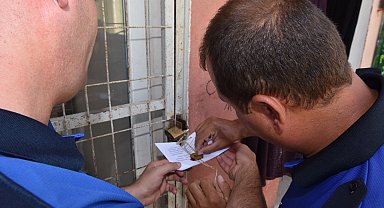 Yenişehir'de kaçak olarak çalıştırılan Suriyelilerin dükkanları mühürlendi