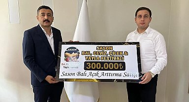 Balın geliri Sason'lu arıcılara dağıtıldı