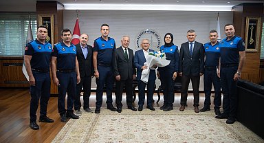 Başkan Büyükkılıç zabıta personelini kabul etti