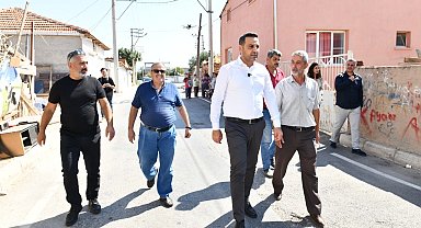 Başkan Yıldız Kaklıç'ta yol sözünü tuttu